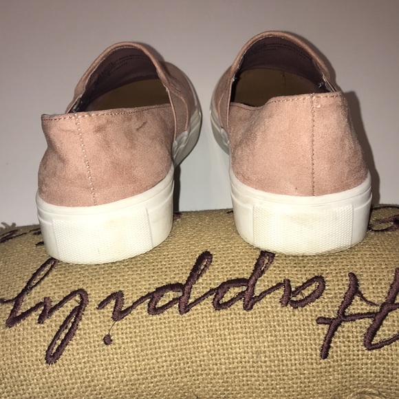 Universal Thread Goods Co Shoes Suede Feel Slip Ons Dusty Rose Pink Size… - Picture 3 of 9